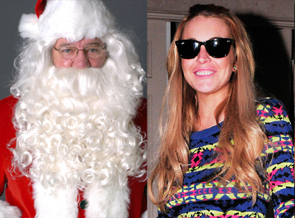 Santa Claus, Lindsay Lohan Santa Claus, Lindsay Lohan